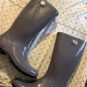 UGG Charcoal Grey Rain Boots